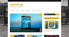 Desktop Screenshot of cinemusic.de